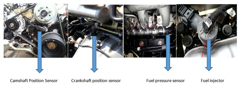Faulty crankshaft position sensor