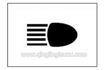 High beam light indicator